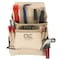 Clc Work Gear Tool Pouch, Tool Pouch, Tan, Leather, 8 Pockets 178234 - alternate 2