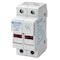 Mersen Finger Safe Fuse Block, 0 to 30A Amp Range, 600V AC/DC Volt Rating, 2 Poles, Pressure Plate USM2I - alternate 1