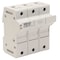 Mersen Finger Safe Fuse Block, J UL Class, 600V AC/DC Volt Rating, 3 Poles, Pressure Plate US3J3 - alternate 1