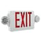 Lithonia Lighting Exit Sign with Emergency Lights, White, 2 Face(s), LED, Universal Mount, Nickel Cadmium LHQM LED R HO - alternate 1