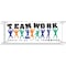 Brady Safety Banner, Teamwork There Is No "I" In Teamwork, 48 in H x, 120 in W, Polyethylene 50900 - alternate 1