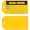 Brady Tag, Inventory, Paper, 3 in H x 5 3/4 in W, Black on Yellow, Rectangle, 100 PK 86742 - alternate 1