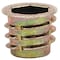 Zoro Select Hex Drive Threaded Insert, 3/8"-16 Int Thrd Sz, 33/64 in L, 5/8 in Dia., Zinc Alloy, Plain, 25 PK 903816-13-PK25 - alternate 1