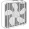 Air King Box Fan W/ 20 in Blade Dia, Non-Oscillating, 3 Speeds, 120V AC, 6 ft L Cord 9723 - alternate 2