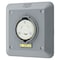Hubbell Wiring Device-Kellems Locking Receptacle, L5-20R, 20 A, 125V AC, Single Phase, 2 Pole, Flush Mount, Screw Terminals, Gray HBL2310SR2 - alternate 1