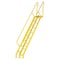 Vestil 162 3/8 in Overall H, Alternating Tread Stair Unit, Steel, 16 Steps, 350 lb Load Capacity ATS-10-56 - alternate 4