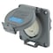 Hubbell Wiring Device-Kellems Watertight Flanged Locking Receptacle, L21-30R, 30 A, 120/208V AC, Three Phase, 4 Pole, Flush Mount HBL2810SW - alternate 1