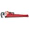 Ridgid 12" Heavy-Duty Straight Pipe Wrench, 2" Pipe Capacity, Red 31015 - alternate 4