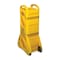 Zoro Select Portable Barricade, Polypropylene, 40" Height, 13 ft Length, 34 lb, Yellow FG9S1100YEL - alternate 6