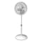 Air King 16" Blade Dia Pedestal Fan, Oscillating, 3 Speeds, 120VAC, White with Gray Accents 9126 - alternate 1