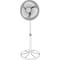 Air King 16" Blade Dia Pedestal Fan, Oscillating, 3 Speeds, 120VAC, White with Gray Accents 9126 - alternate 2