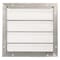 Dayton 16 in 19"H-W 5.75"L Aluminum Backdraft Damper, 16-1/2 in x 16-1/2 in, Aluminum 4C557 - alternate 1