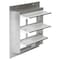 Dayton 36 in 39"H-W 5.75"L Alu Wall Backdraft Damper, 36-1/2 in x 36-1/2 in, Aluminum 3C310 - alternate 2