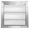 Dayton 36 in 39"H-W 5.75"L Alu Wall Backdraft Damper, 36-1/2 in x 36-1/2 in, Aluminum 3C310 - alternate 3