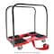 Snap-Loc Gen. Prpose Dolly, Open, Flush, 7in H., Red SL1500D4R - alternate 4