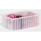Akro-Mils Industrial Grade Polymer, Divider Box, Clear, 16 1/2 in L, 6 in H 33166SCLAR - alternate 2