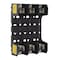 Eaton Bussmann Open Fuse Block, R UL Class, 600V AC/DC Volt Rating, 3 Poles, Box Lug RM60060-3CR - alternate 1