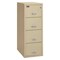 Fireking 12-15/16" W 4 Drawer Fire-Resistant Vertical File Cabinet, Parchment, Letter 4-1956-2PA - alternate 1