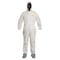 Dupont Hooded Disposable Coverall, L, White, SMS, zipper PB122SWHLG002500 - alternate 2
