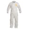 Dupont Collared Disposable Coverall, 4Xl, White, SMS, zipper PB125SWH4X002500 - alternate 4