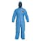 Dupont 10 Coverall. Standard Fit Hood. Elastic Wrists and Ankles. Elastic Waist. Blue. 5X PB127SBU5X002500 - alternate 1