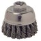 Weiler Single Row Cup Wire Brush, Threaded Arbor 90853 - alternate 2