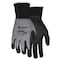 Mcr Safety Coated Gloves, Foam Nitrile, Foam, Palm, Not Tested Abrasion Level, Gray, XS (6) 1 PR N96790XS - alternate 2