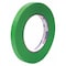 Intertape Pf14 Grn .5X60Yd Ipg, Pk72, 0.5" W x 60" L, Green, Synthetic Rubber Adhesive, 72 PK PF14 - alternate 1