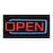 Cm Global LED Open Sign, Red/Blue, 2 13/64 in W, 7 51/64 in H AC-01-RC - alternate 3