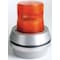 Edwards Signaling Horn Strobe, Horn, Pulse, 24V DC, 85 dB, Cast Aluminum, Amber Lens, Gray Housing, Surface Mount 51XBRFA24D - alternate 1