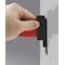 Accuform Wall Mount Receiver, Plastic, 3 3/4 in Length, 0.055 lb, Black PRB810 - alternate 2