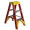 Werner 3 ft Fiberglass Twin Stepladder, 300 lb Capacity T6203 - alternate 1