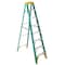 Werner 8 ft Fiberglass Stepladder, 225 lb Capacity 5908 - alternate 1