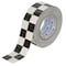 Brady Floor Marking Tape, Polyester, No Legend, Black, White, 2 in W., 8 mil Thickness 121913 - alternate 1