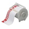 Brady Thermal Transfer Label, White/Red, Labels/Roll: 165 121557 - alternate 1