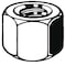 Zoro Select Hex Nut, 3/4"-16, Steel, Grade 8, Black Oxide, 1-1/64 in Ht, 5 PK U11095.075.0001 - alternate 1