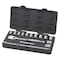 Gearwrench 15 Piece 1/2" Drive 6 Point Standard SAE Mechanics Tool Set 80706 - alternate 1
