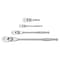 Gearwrench 4 Piece 1/4", 3/8" & 1/2" Drive 90-Tooth Flex Head Teardrop Ratchet Set 81230T - alternate 1