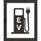 Rae Pavement Stencil, Combination Set, Electric Car Logo, 24 in Character Height, Not Applicable Font STL-108-52414 - alternate 1