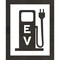 Rae Pavement Stencil, Combination Set, Electric Car Logo, 36 in Character Height, Not Applicable Font STL-116-53614 - alternate 1