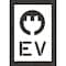 Rae Pavement Stencil, Combination Set, Electric Car Logo, 36 in Character Height, Not Applicable Font STL-108-53615 - alternate 1