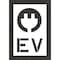 Rae Pavement Stencil, Combination Set, Electric Car Logo, 48 in Character Height, Not Applicable Font STL-108-54815 - alternate 1