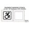Rae Pavement Stencil, Symbol, Handicap - ADA, 24 in Character Height, Not Applicable Font, White STL-108-32403 - alternate 2