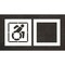 Rae Pavement Stencil, Symbol, Handicap - ADA, 24 in Character Height, Not Applicable Font, White STL-108-32403 - alternate 1
