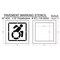 Rae Pavement Stencil, Symbol, Handicap - ADA, 30 in Character Height, Not Applicable Font, White STL-116-33003 - alternate 3