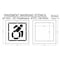 Rae Pavement Stencil, Symbol, Handicap - ADA, 30 in Character Height, Not Applicable Font, White STL-108-33003 - alternate 2