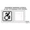 Rae Pavement Stencil, Symbol, Handicap - ADA, 39 in Character Height, Not Applicable Font, White STL-108-33903 - alternate 3