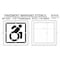 Rae Pavement Stencil, Symbol, Handicap - ADA, 48 in Character Height, Not Applicable Font, White STL-116-34803 - alternate 2