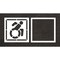 Rae Pavement Stencil, Symbol, Handicap - ADA, 56 in Character Height, Not Applicable Font, White STL-108-35603 - alternate 1