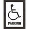 Rae Pavement Stencil, Symbol, Handicap Symbol, 36 in Character Height, Not Applicable Font, White STL-108-33606 - alternate 1